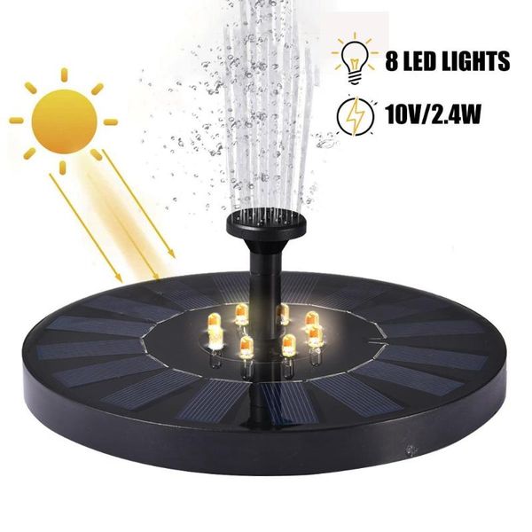 

solar water fountain stable floating led with automatic color change for swimming pool garden decoration decorations