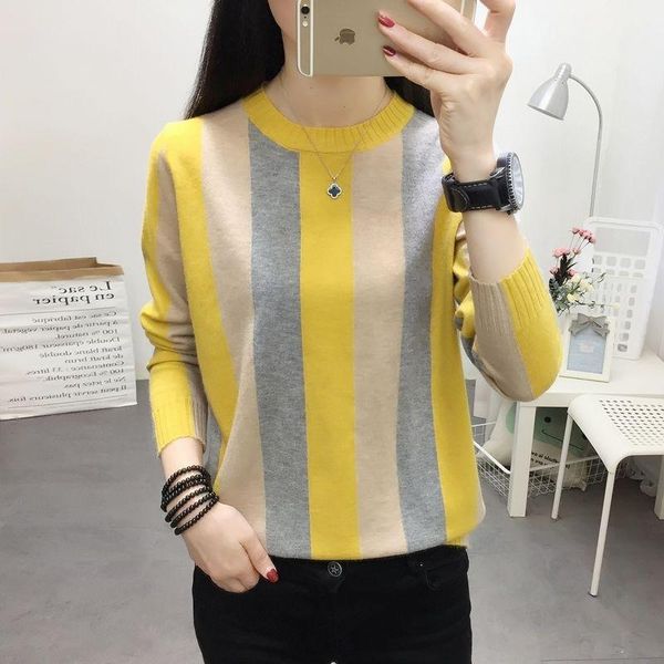 

women's sweaters pullover women harajuku jumper knitted sweater autumn long sleeve, White;black