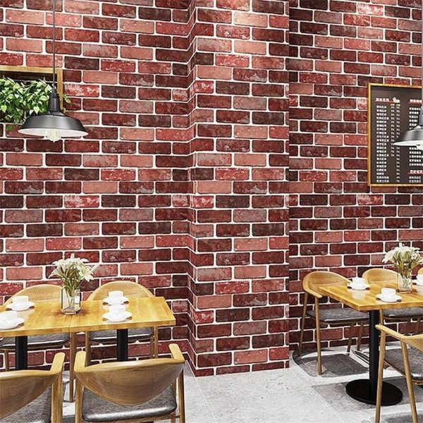 

wallpapers wellyu retro nostalgic brick wallpaper 3d imitation clothing black papel de parede antique