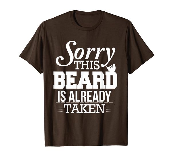 

sorry this beard is already taken shirt for men, White;black