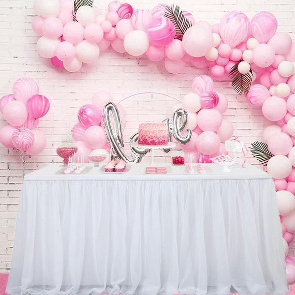 

table skirt tulle tablecloth for party wedding home decoration diy tableware skirts tutu birthday textile