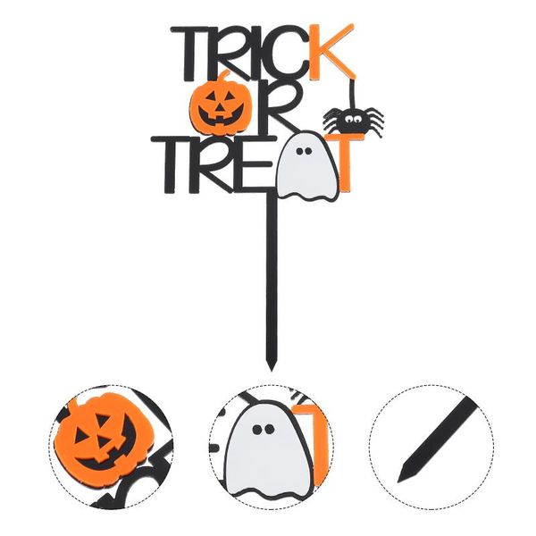 

other festive & party supplies trick-or-treat cake er ornament dessert insert