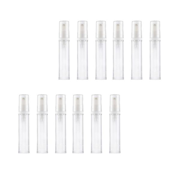 

storage bottles & jars 12pcs empty spray bottle sprayer fine mist press pump random nozzle style (5ml white)