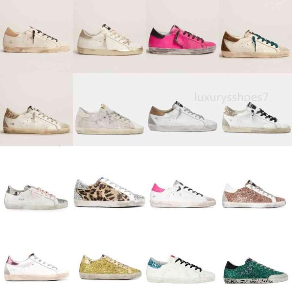 

er golden super sneakers italy brand women casual shoes classic white do -old dirty er man baskets shoe yaasyemianbu vx, Black