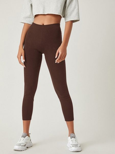 

solid capri leggings g2vv#, Black
