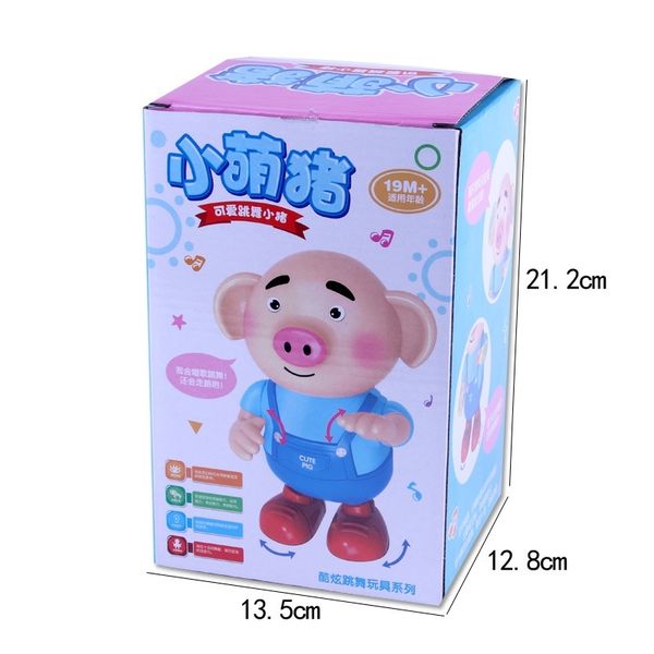 

dancing children's cartoon toy music flash dancing cute pig