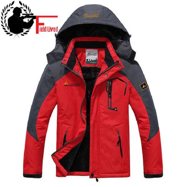 

thick combat blusao jacket windbreaker winter jacket men brand windproof hood parka mens jacket and coats male anorak windbreak a0604, Black;brown