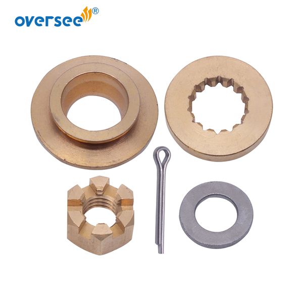 

318966 propeller hardware kits parts 323942 thrust washer spacer 318971 nut for johnson outboard motor omc evinrude 15-35hp