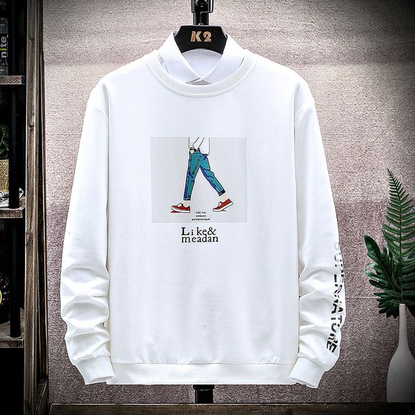 

2021 New Print Hip Hop Hoodie Men Women Pullover Oversized Streetwear Men's Sweatshirts and Hoodies Man KY1T, Black