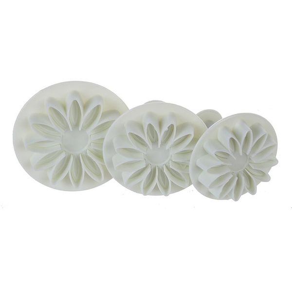 

baking moulds veined sunflower gerbera and daisy cutter plunger craft by