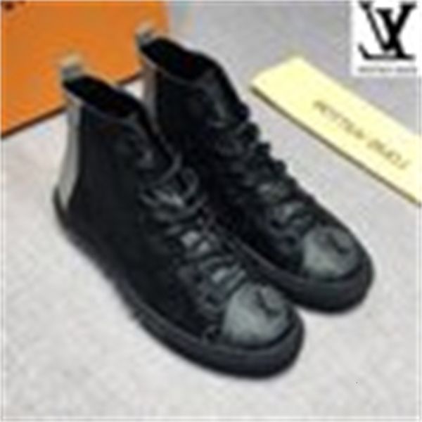 

lace-ups designer moccasins luxury shoes men buckles sneakers dress loafers boots 7un7, Black