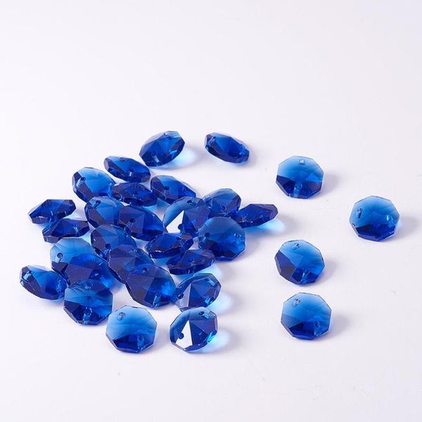 

chandelier crystal 30pcs/lot beads 14mmx7.5mm octagonal shape blue/pink/green/amber for stitching bracelet diy light accessories