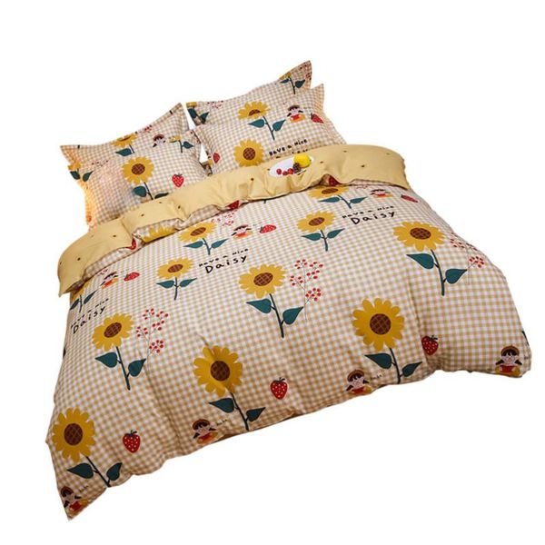 

bedding sets 1 set all cotton bed sheet quilt cover kit(1.8m bed)