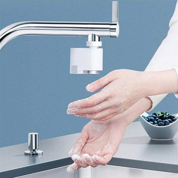 

kitchen faucets 1pc induction water saver automatic tap dual faucet bathroom smart infrared sensor n p2r4