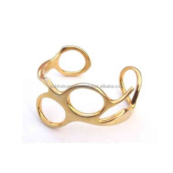 

gold plated bracelet for barber barber beauty bracelets, Golden;silver