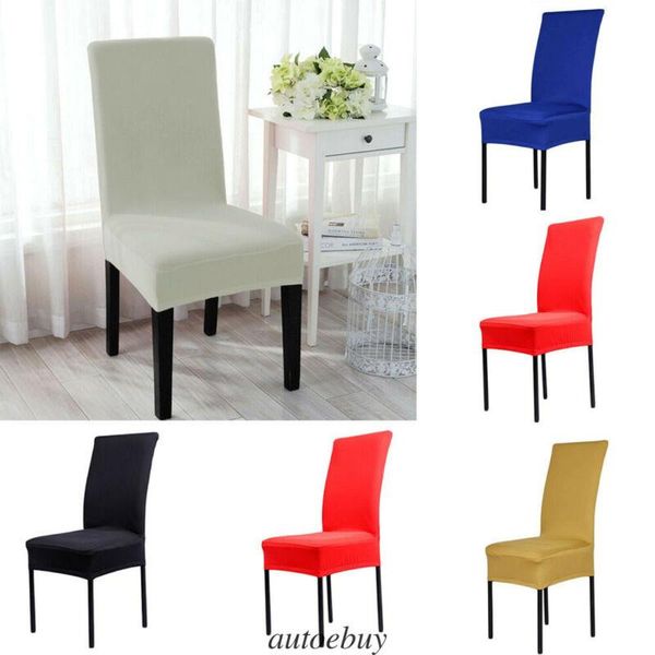 

chair covers 5 colors stretchy spandex slipcovers dining room wedding banquet party dÃ©cor
