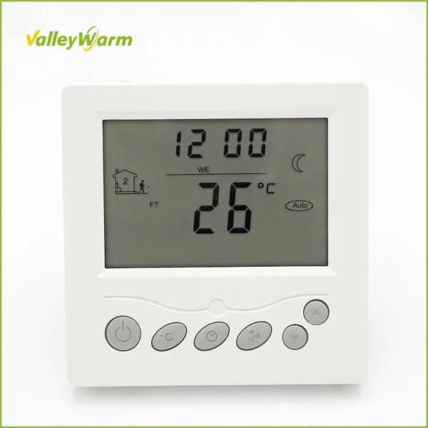

smart home control valleywarm programable lcd screen manual vw-m6h thermostat for hydronic floor heating temperature