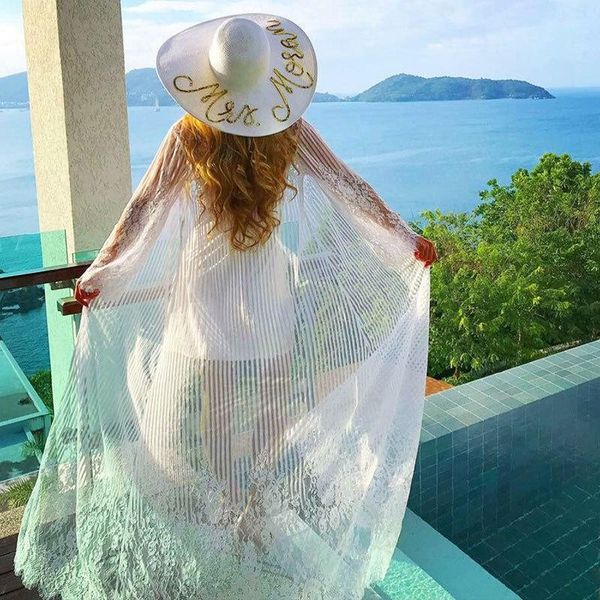 

tunics for beach swimsuit cover up 2021 women swimwear long kaftan beach cover ups beachwear pareo dress robe plage mujer, White;black