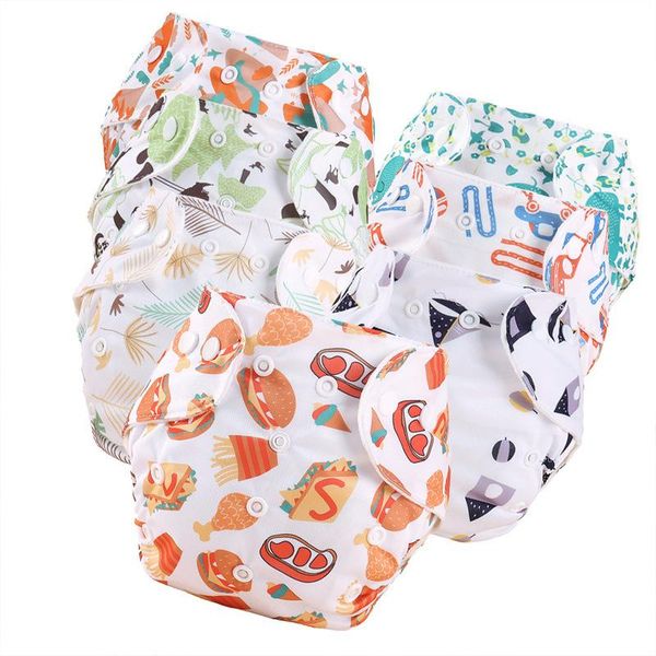 

cloth diapers four seasons thin velvet waterproof baby with multi-snap button adjustable size