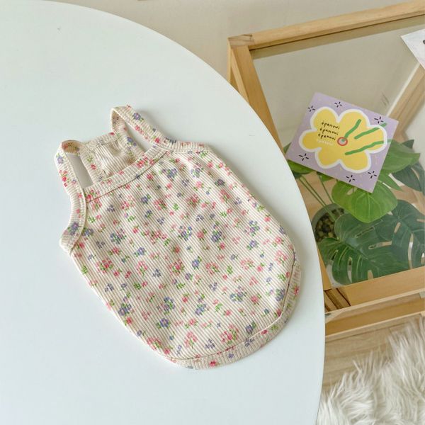 

dog cloth floral sling summer vt cat cute floret bipedal teddy bear vip