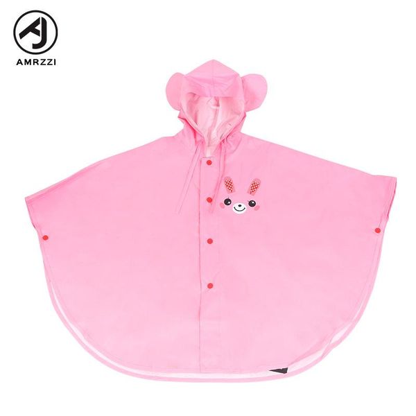 

raincoats children's thick green cute poncho