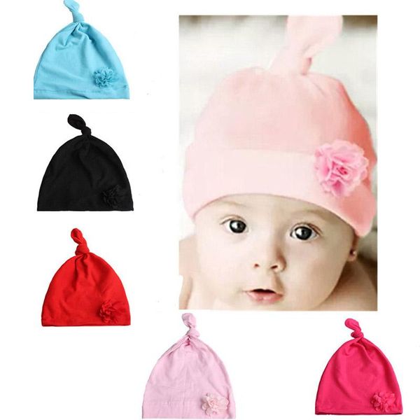 

caps & hats multicolor baby hat cotton floral cute for toddlers boy girl infant beanie spring autumn winter children's, Yellow