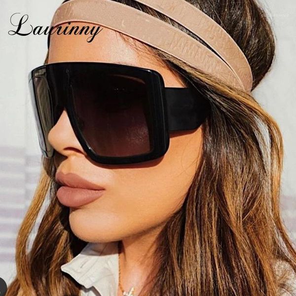 

vintage oversized women sunglasses brand design square shield windproof frame sun glasses trendy big black shades eyewear female, White;black