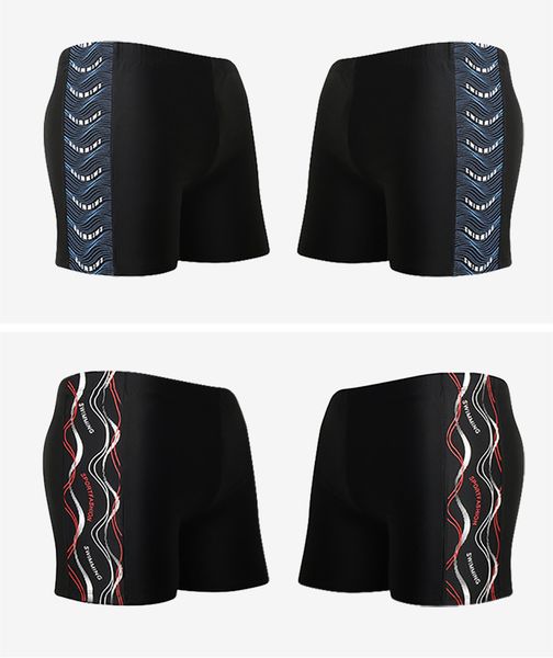 

big size boxer swimming pool pants shorts trunks milk silk personality color matching sport high-waist dada333 cnm sale wholesale, White;black