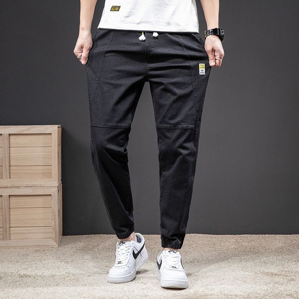 

2021 new plus size 8xl7xl 6xl xxxxxl vintage ripped men retro blue fit hip hop joggers gik0, White;black