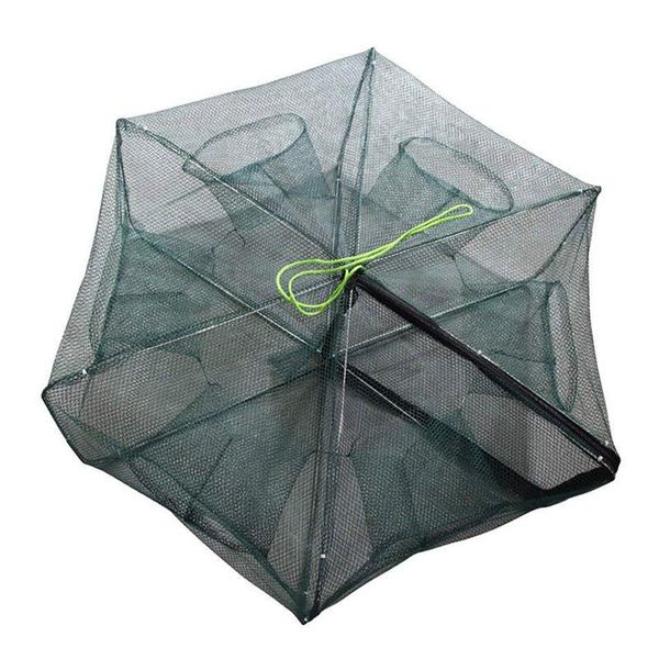 

fishing accessories foldable net portable automatic fish shrimp trap cage thj99