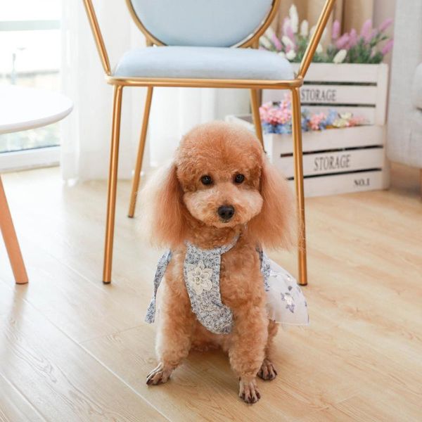 

dog apparel summer pet dress breathable for small cats clothes animals