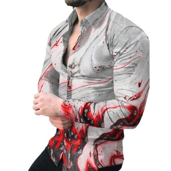 

men's casual shirts eye-catching trendy cardigan male single-breasted autumn shirt buttons for clubs, White;black