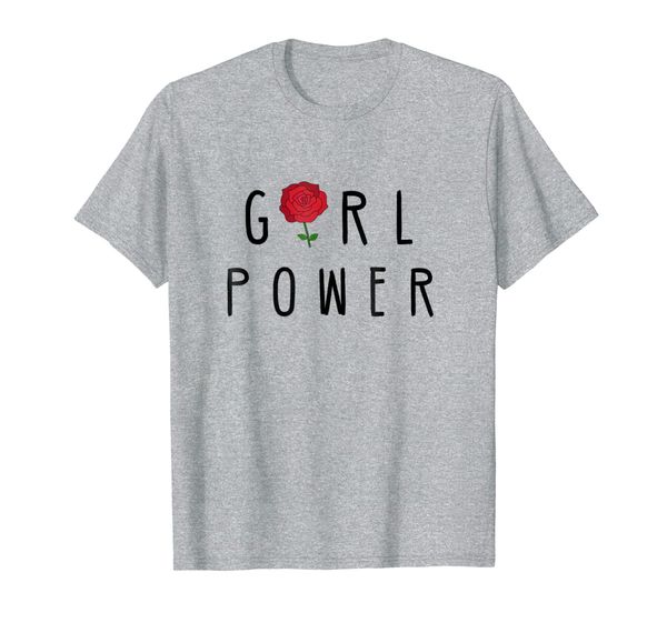 

Girl Power Female Cute Rose Flower Feminist Equality T-Shirt, Mainly pictures