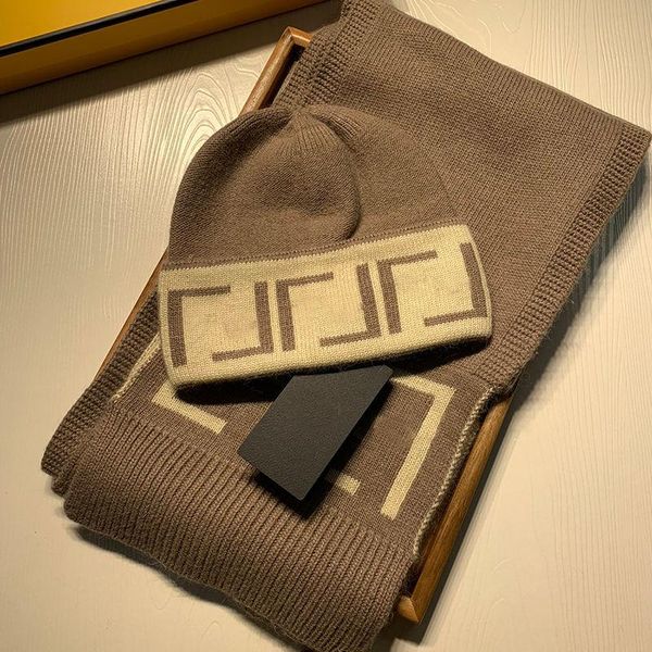 

2021 fashion design letter embroidery scarf hat men and women wool scarf beanie beanie hat scarf bb, Blue;gray