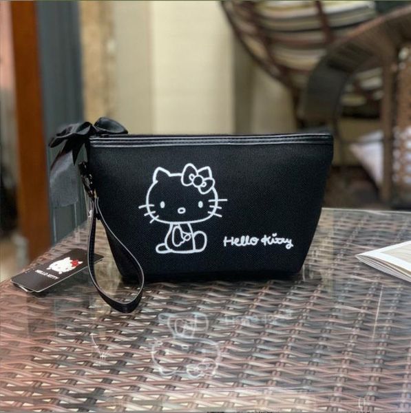 

bow portable cosmetic bag zero wallet wash bags