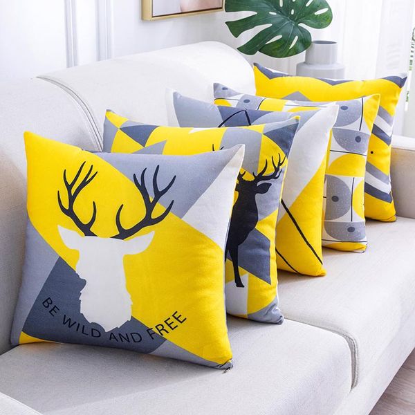 

dropshipping removable washable cushion pillow square 40x40 living room sofa cushion pillow case without core car waist