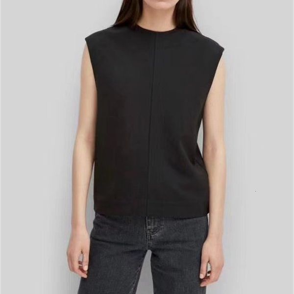 

2021 new coat solid color sleeveless back zip slim suit women aoe4, White;black