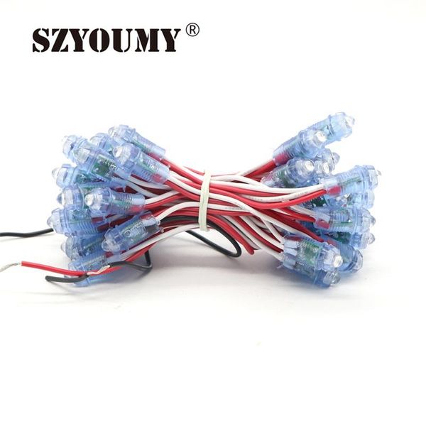 

szyoumy waterproof christmas string light module dc 12v advertising channel letter led pixel module 9mm word light 3000pcs dhl