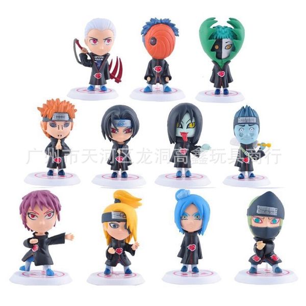 

11 hands-on 17 generation q ninja naruto sasuke model dolls