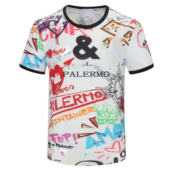 

mens designers t shirt fashion mens men women couples casual short sleeve mens round neck tees 2 colors m-xxl, White;black