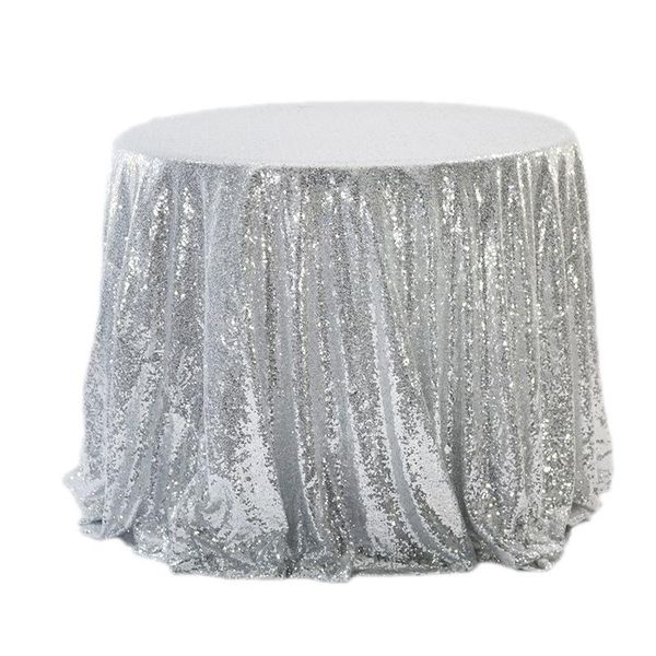 

table cloth glitter wedding feast tablecloth round el beaded mat for party