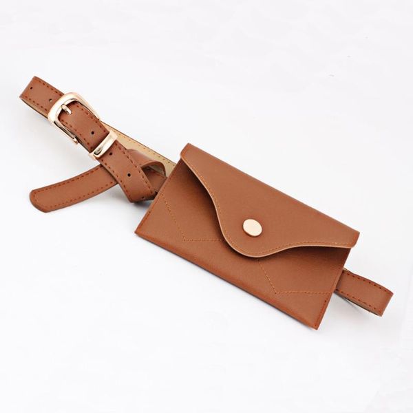 

belts ly women belt with waist bag pu leather alloy buckle phone pouch for jeans pants dress dod886, Black;brown