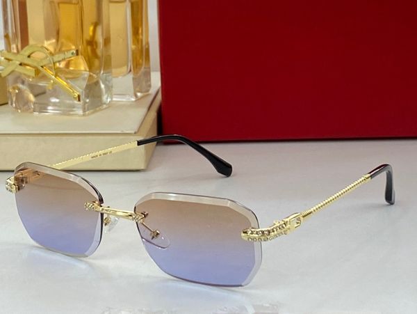 

rimless designer sunglasses for men and women trimmed design style sunglasses frameless colored lens vehla eyewear diamond edging lenses sha, White;black