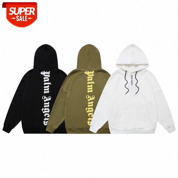 

street hoodie pa angel physical angels letters casual sweater #ew3y, Black