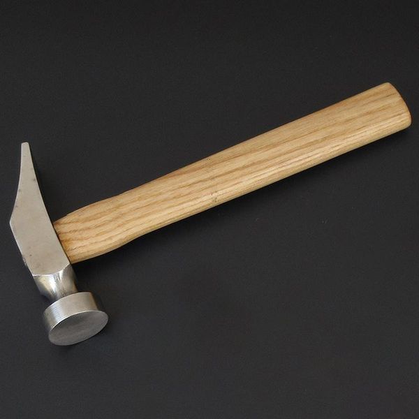 

hand tools 1pcs cobbler shoe repair hammer wood handle leather work shoemaking repairing remmending tool 2021