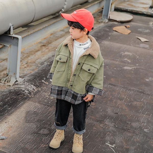 

winter jacket for girls boys children's outerwear warm coat children cotton-padded clothes kid jackets autumn winter windbreaker, Blue;gray