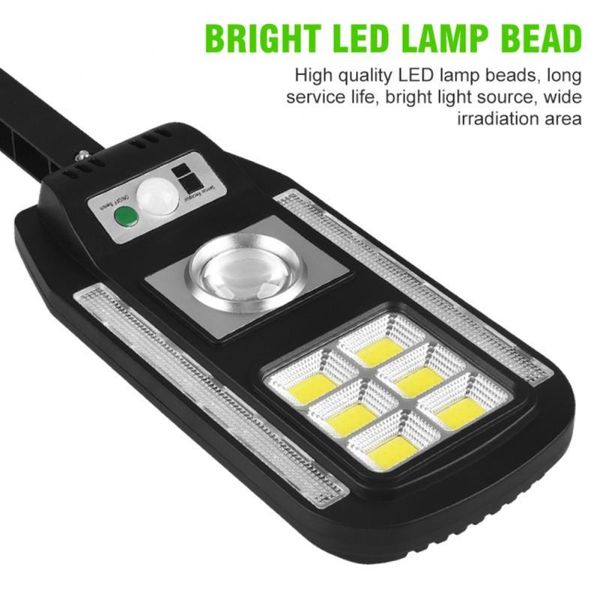

solar lamps 2021 sensor light warning street lamp led waterproof induction garden outdoor courtyard night