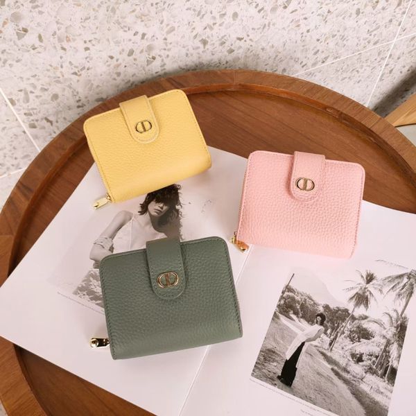 

fashion first wallet bag short coin purse 2021 card trendy ladies organ layer cowhide women new all-in-one money leather cgijs
