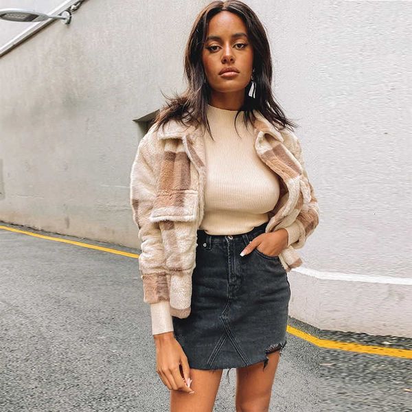 

women's jackets european and american female fall long-sleeve lapel thicken british plaid pattern plus size stuffed coat doop, Black;brown