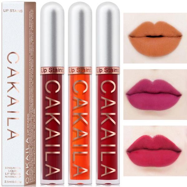 

lip gloss liquid lipstick matte red color waterproof long lasting lips makeup moisturizer tint